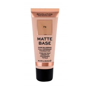 Makeup Revolution Matte Base krycí make-up odstín F6 28 ml