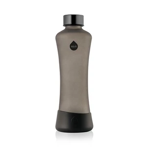 Equa Glass skleněná láhev na vodu s matným efektem Pepper 550 ml