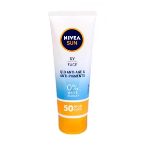 Nivea Sun UV Face Q10 Anti-Age SPF50 50 ml opalovací přípravek na obličej unisex