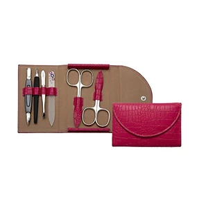 DuKaS Premium Line Solingen manikúrní set 214 Pink (+ pouzdro)