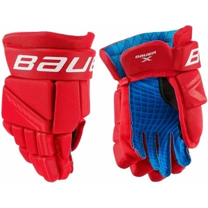 Bauer Hokejové rukavice S21 X YTH 9 Červená