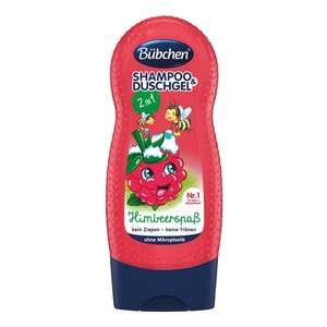 Bübchen Kids Shampoo & Shower šampon a sprchový gel 2 v 1 Himbeere 230 ml