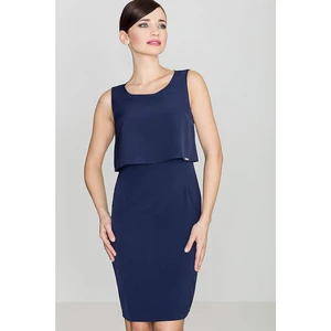 Lenitif Woman's Dress K388 Navy Blue