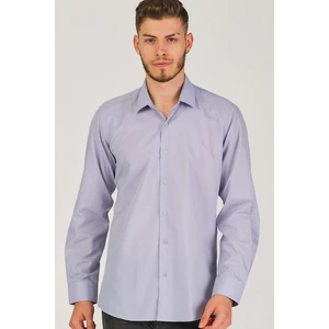 G726 DEWBERRY MEN'S SHIRT-DARK GREY