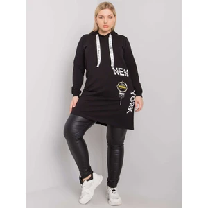 Black cotton tunic size plus