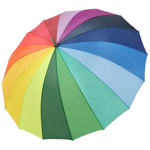 Doppler Dámsky palicový dáždnik Hit Golf Rainbow 71530R