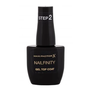 Max Factor Nailfinity Gel Top Coat gélový vrchný lak na nechty odtieň 100 The Finale 12 ml