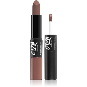CTZN Nudiversal Lip Duo dlhotrvajúci rúž a lesk na pery odtieň Mykonos 3,5 g
