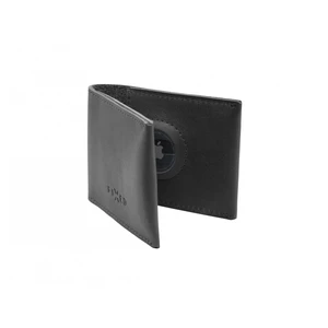 Kožená peněženka FIXED Wallet for AirTag, černá