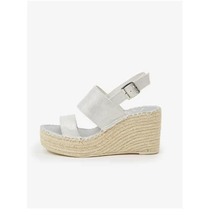 Gusset Sandals in Replay Silver - Women