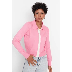 Trendyol Cardigan - Pink - Regular fit