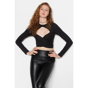 Trendyol Blouse - Black - Slim fit