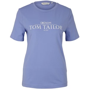 Light Purple Women's T-Shirt Tom Tailor Denim - Women