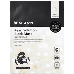 Mizon Rozjasňující maska s výtažky z perel (Pearl Solution Black Mask) 25 g
