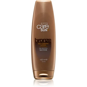 Avon Care Sun + Bronze samoopalovacie mlieko na telo a tvár 150 ml