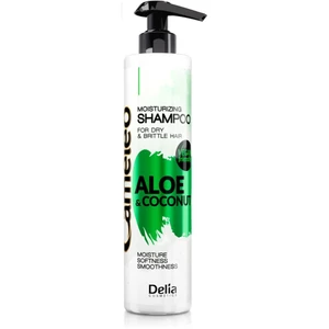 Delia Cosmetics Cameleo Aloe & Coconut hydratačný šampón pre suché a slabé vlasy 250 ml