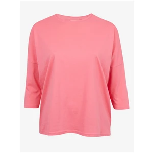 Pink Womens Basic T-Shirt Fransa - Women