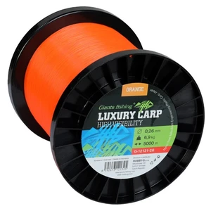 Giants fishing vlasec luxury carp high visibility orange - priemer 0,23 mm / nosnosť 5,9 kg / návin 5000 m