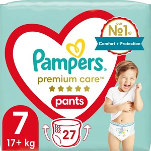 PAMPERS Nohavičky plienkové Premium Care Pants veľ. 7 (27 ks) 17+ kg