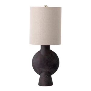Brązowo-beżowa lampa stołowa Sergio − Bloomingville