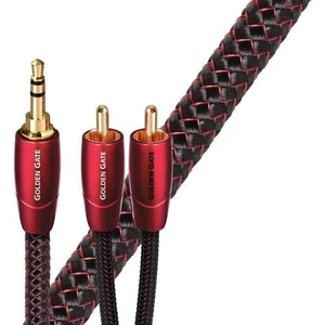 AudioQuest Golden Gate 1 m Rouge Hi-Fi Câble AUX