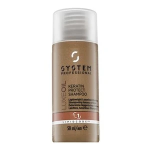 System Professional LuxeOil Keratin Protect Shampoo posilujúci šampón pre poškodené vlasy 50 ml