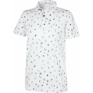 Galvin Green Rowan Boys Polo Shirt White/Black 158/164