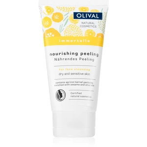 Olival Immortelle Nourishing Peeling jemný pleťový peeling pro suchou a citlivou pokožku 75 ml