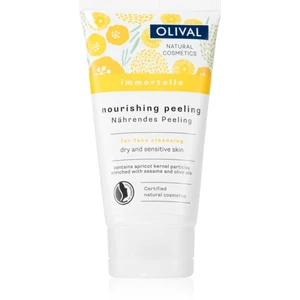 Olival Immortelle Nourishing Peeling jemný pleťový peeling pro suchou a citlivou pokožku 75 ml