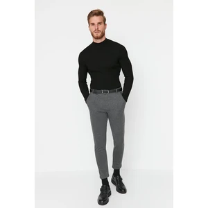 Trendyol Anthracite Men's Regular/Regular Cut Knitted Trousers
