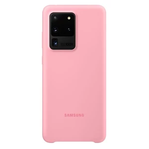 Silikonové pouzdro Silicone Cover EF-PG988TPEGEU pro Samsung Galaxy S20 ultra, růžová