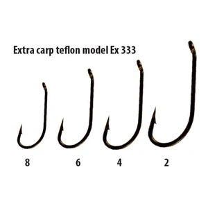 Extra carp háčky teflon série ex 333 ( 10ks v balení)-velikost 4