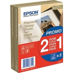 Epson S042167 Premium Glossy Photo Paper, foto papír, lesklý, bílý, 10x15cm, 4x6", 255 g/m2, 2x40