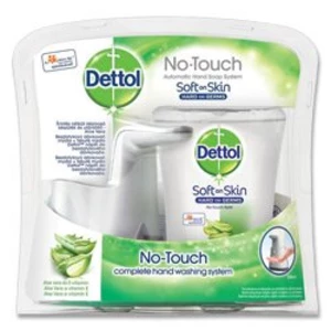 Dettol Bezdotykový dávkovač mydla Aloe Vera a vitamín E No Touch (Automatic Hand Soap System) 250 ml
