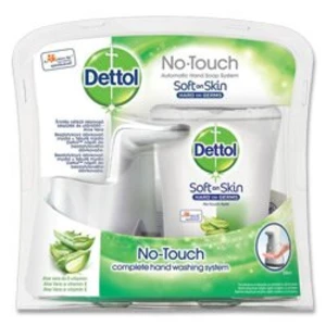 Dettol Bezdotykový dávkovač mýdla Aloe Vera a vitamín E No Touch (Automatic Hand Soap System) 250 ml