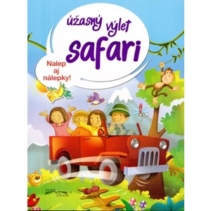 Úžasný výlet safari -- Nalep aj nálepky!