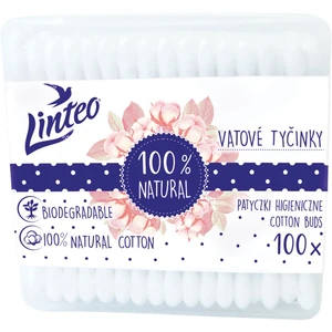 Linteo Natural vatové tyčinky box 100 ks