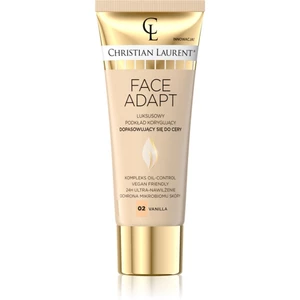 Christian Laurent Face Adapt hydratační make-up s vyhlazujícím účinkem odstín 02 Vanilla 30 ml