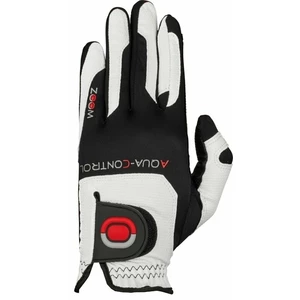 Zoom Gloves Aqua Control Mens Golf Gloves White/Black/Red Oversize