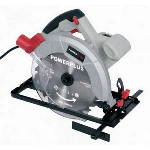 Okružná píla POWERPLUS POWC2030 okružná píla • príkon 1 200 W • 5 800 ot/min • priemer kotúča 185 mm • uhol rezu od 0 do 45° • max. hĺbka rezu 62 mm,
