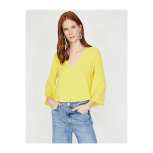Koton Blouse - Yellow - Regular fit