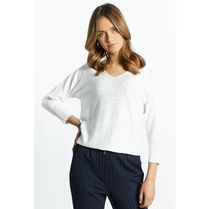 MONNARI Woman's Jumpers & Cardigans Sweater With Decorative Rhinestones