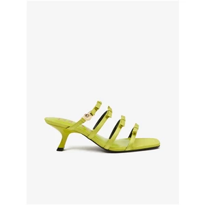 Light Green Women's Heeled Slippers Versace Jeans Couture Fon - Ladies