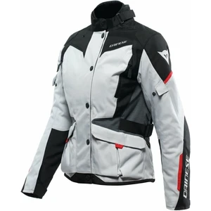 Dainese Tempest 3 D-Dry® Lady Glacier Gray/Black/Lava Red 38 Textilní bunda