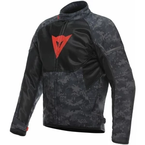Dainese Ignite Air Tex Jacket Camo Gray/Black/Fluo Red 50 Blouson textile