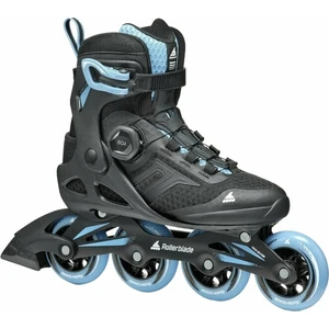 Rollerblade Macroblade 84 BOA W Black/Powder Blue 39 Patine în linie