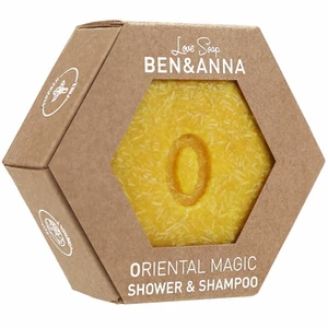 BEN&ANNA Love Soap Shower & Shampoo tuhý šampon a sprchový gel 2 v 1 Oriental Magic 60 g
