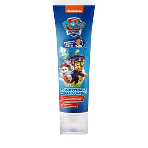 Nickelodeon Paw Patrol Coloring Bath Paint pěna do koupele pro děti Blue Bubble Gum 150 ml