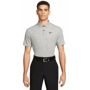 Nike Dri-Fit Tour Heather Mens Golf Polo Black/Black XL