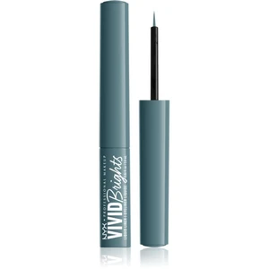 NYX Professional Makeup Vivid Brights tekuté oční linky odstín 01 Cyan Simp 2 ml